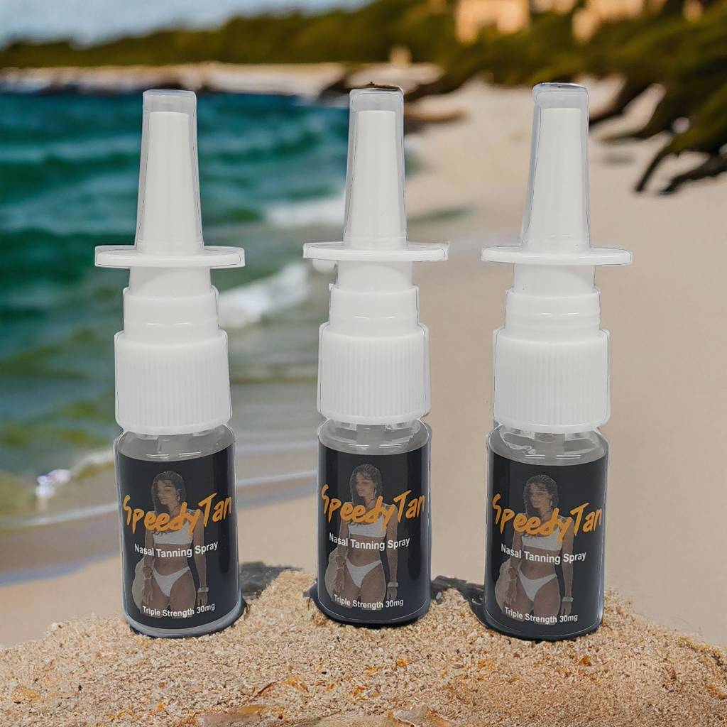 Tanning Nasal Sprays on the beach
